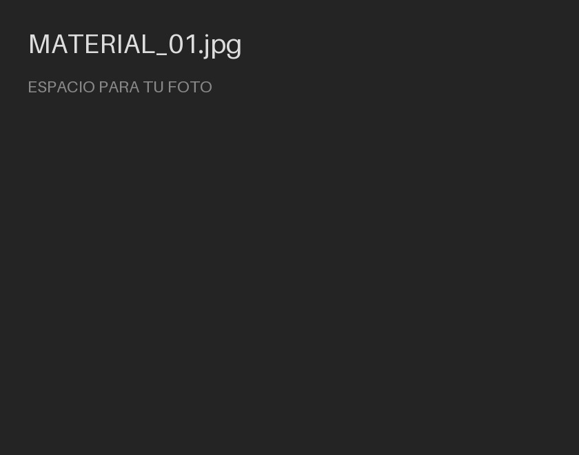 Espacio para foto del material 1